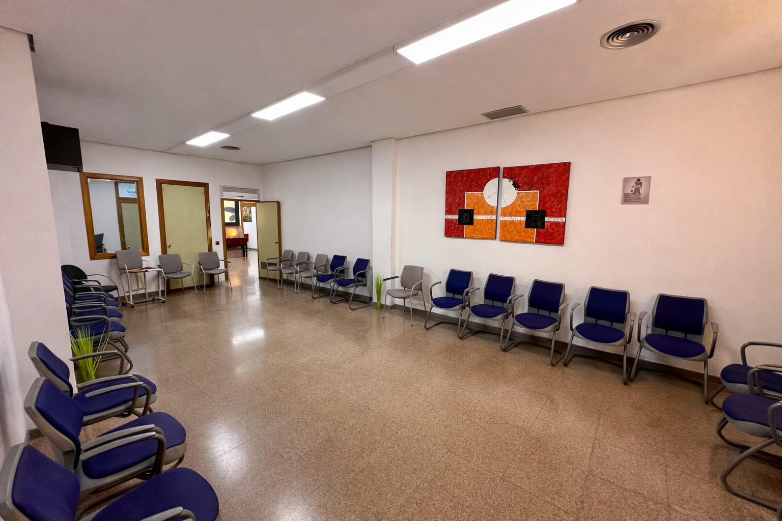 Espacio interior del centro