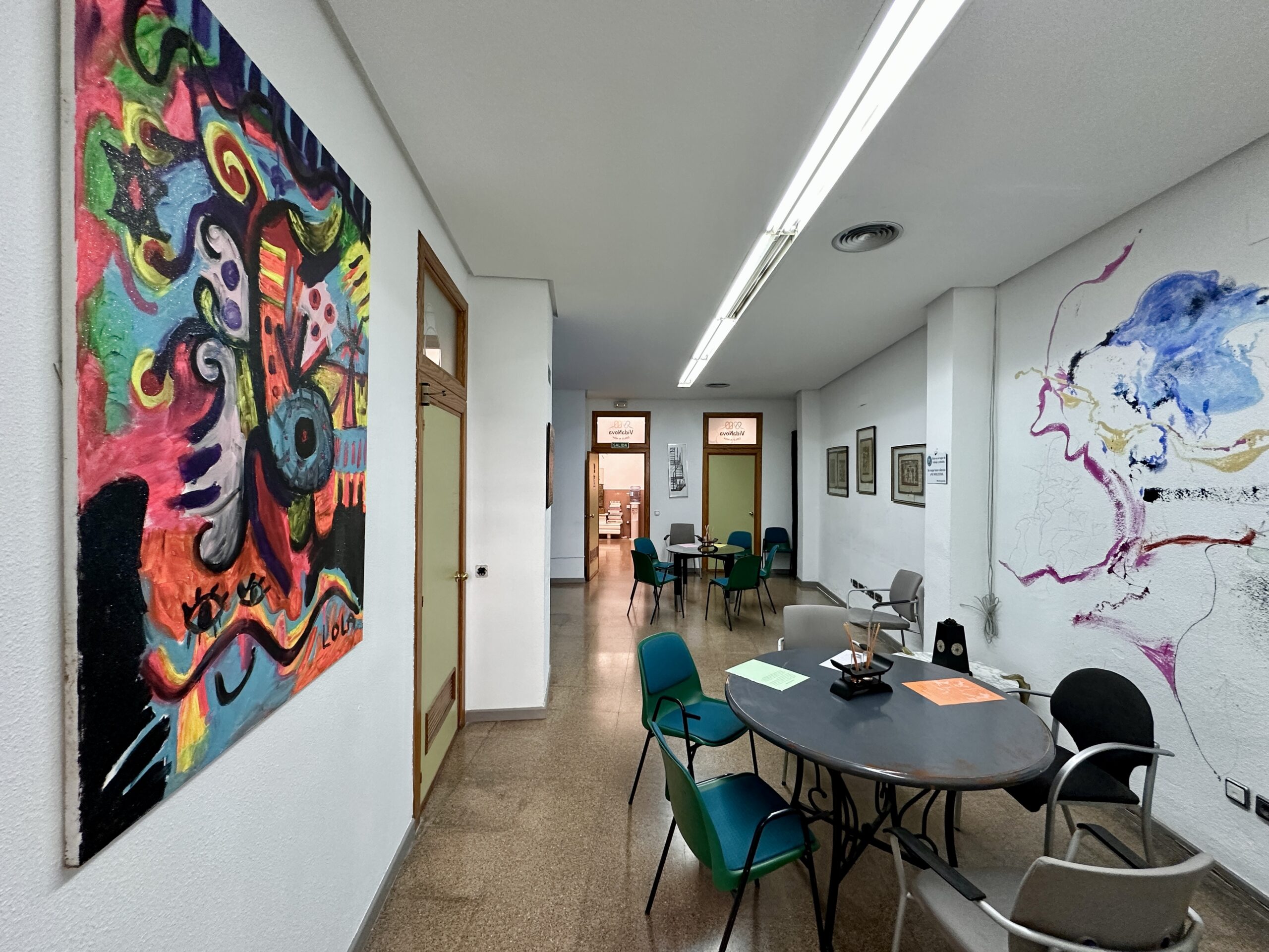 Zona exterior del centro